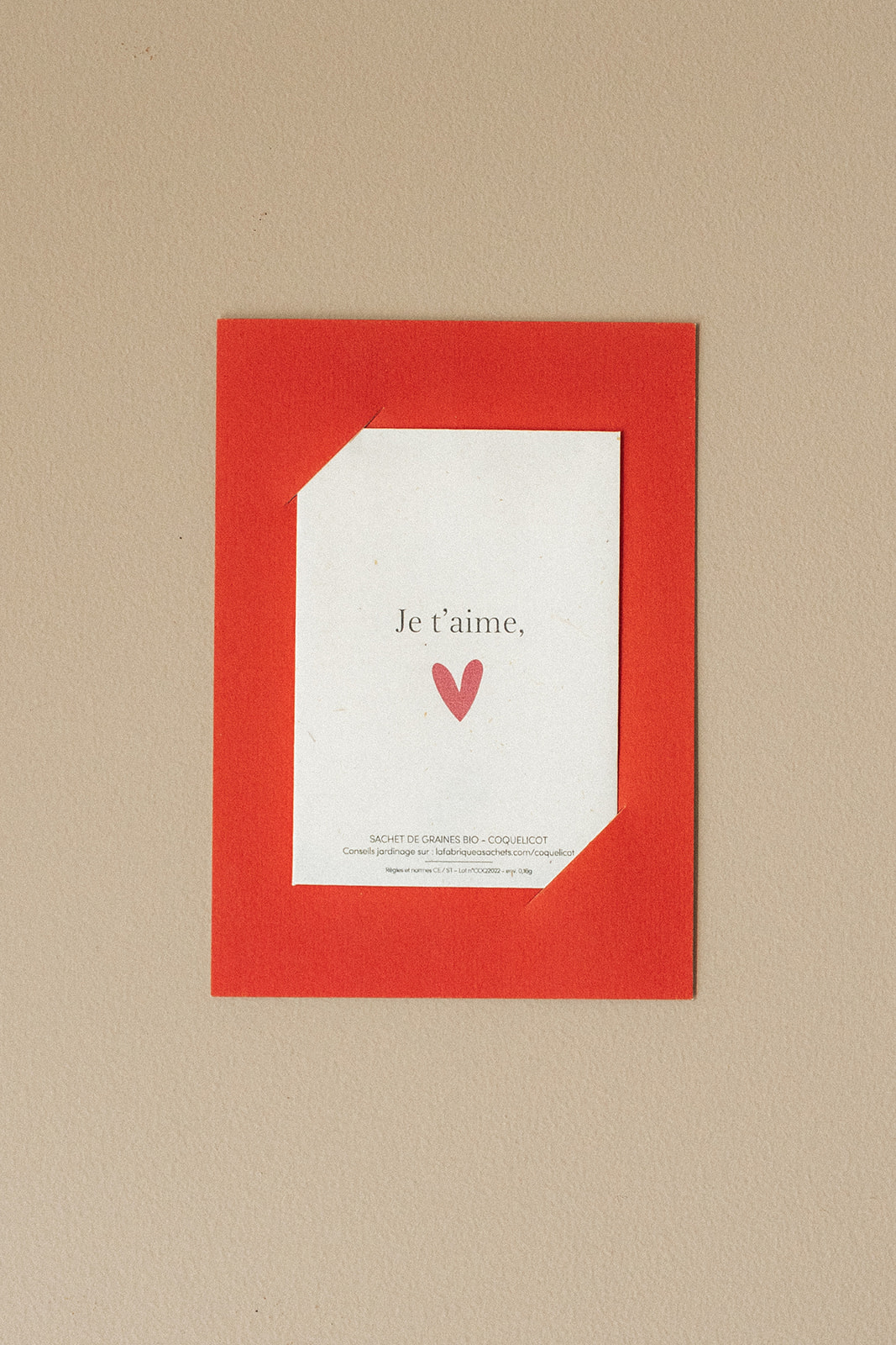 Carte Je t'aime - 1